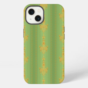 Etui iPhone 13 Motif floral baroque avec bordure V2020 Case-Mate