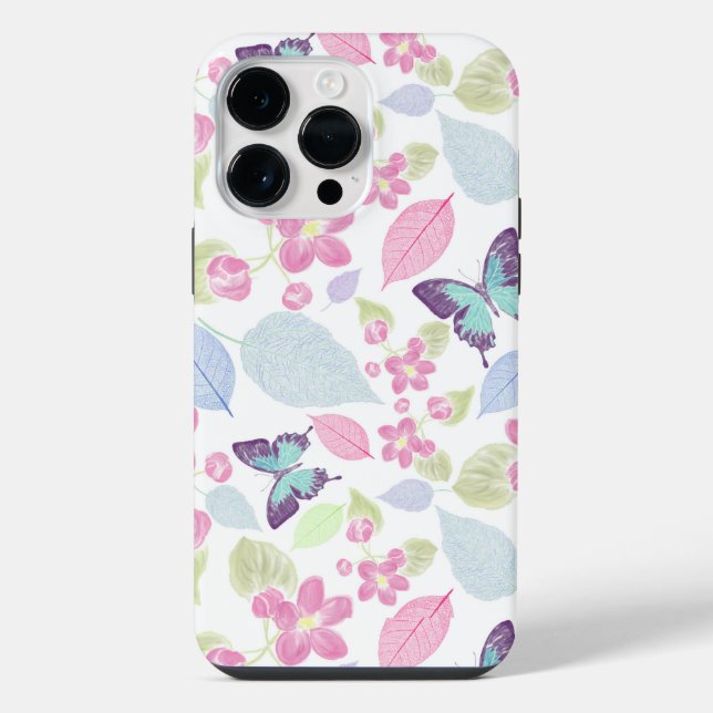 Coque iPhone Motif floral frais  (Verso)