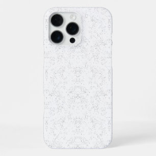 Coque iPhone 16 Pro Max Motif floral monochrome – Art élégant sans couture