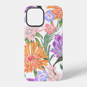 Coque iPhone 12 Motif floral sans couture. Ipomée, ipomoea