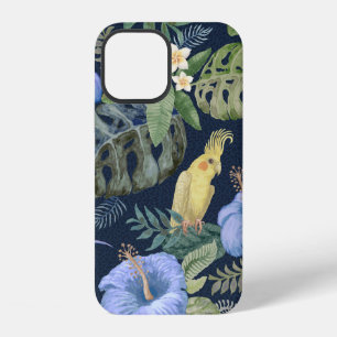 Coque iPhone 12 Motif floral sans couture issu d'aquarelle peinte