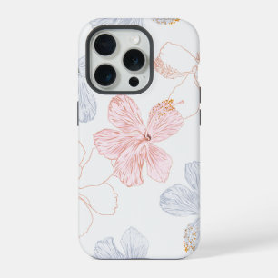 Coque iPhone 15 Pro Motif floral tropical sans couture