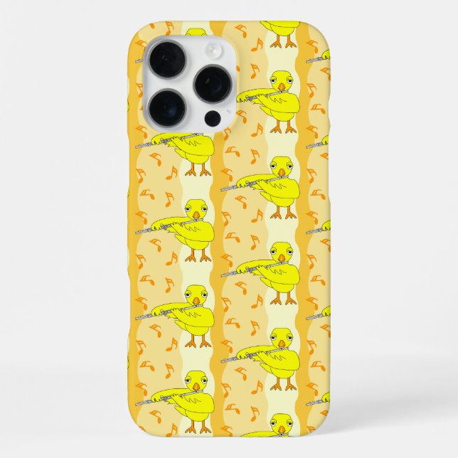 Coque iPhone Motif Flute Chick (Verso)