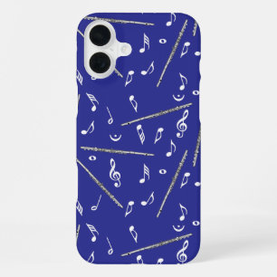 Coque iPhone 16 Plus Motif Flute Music Note