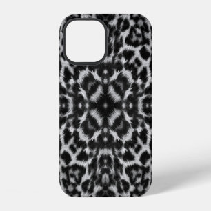 Coque iPhone 12 Motif fourrure peau de léopard Kaléidoscope Case-M