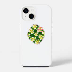 Coque Pour iPhone 14 Motif frangipanier jaune
