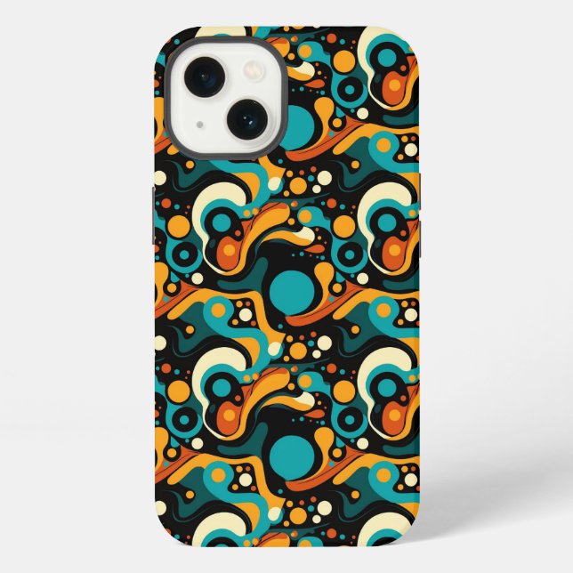 Coque iPhone Motif funk Abstrait cool (Verso)