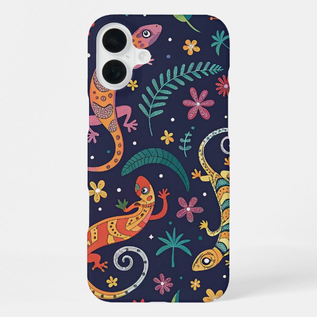 COQUE iPhone MOTIF GECKOS (Verso)
