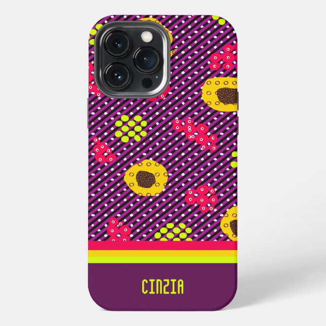 Coque iPhone Motif géométrique (Verso)