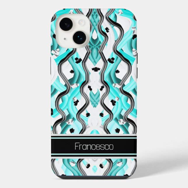 Coque iPhone Motif géométrique (Verso)