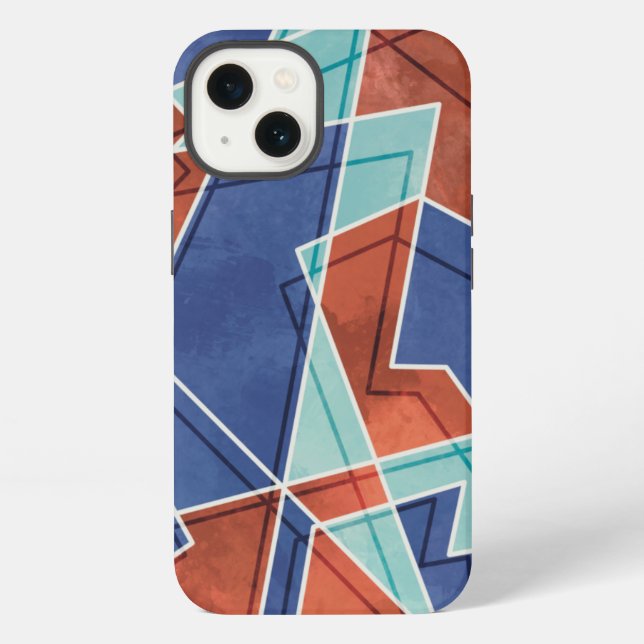 Coque iPhone Motif Géométrique (Verso)