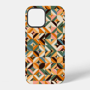 Coque iPhone 12 Motif géométrique abstrait sans couture en Scandin