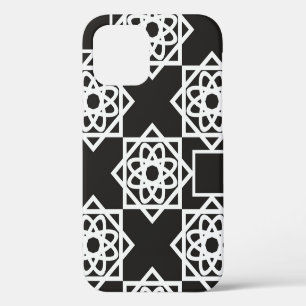 Coque iPhone 12 Motif géométrique arabe. Décor d'art. Islam. Fleur