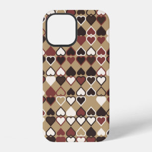 Coque iPhone 12 Motif géométrique avec des éléments colorés, abstr