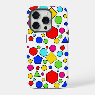 Coque iPhone 15 Pro Motif géométrique coloré