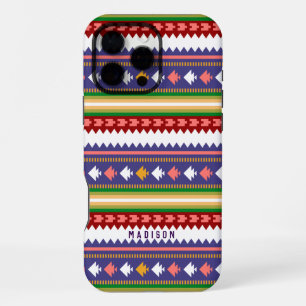 Coque iPhone 16 Pro Max Motif géométrique moderne coloré personnalisé