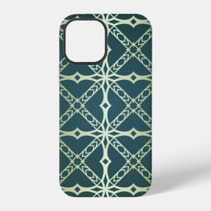 Coque iPhone 12 Motif géométrique sans couture vintage Art-déco. V