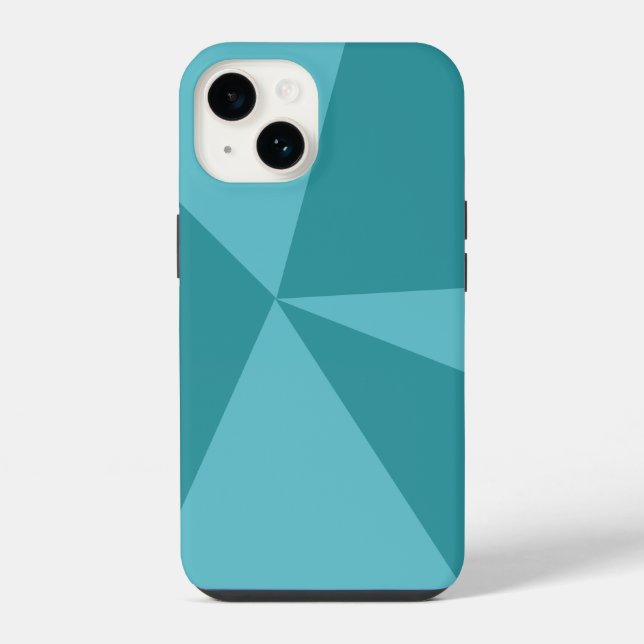 Coque iPhone Motif géométrique triangles (Verso)