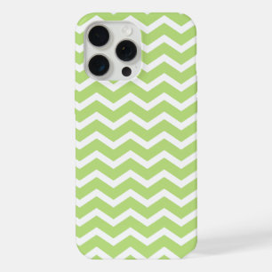 Coque iPhone 15 Pro Max Motif Green ZigZag Chevrons