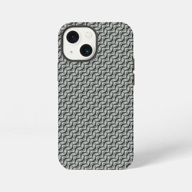 Coque iPhone motif gris Abstrait (Verso)