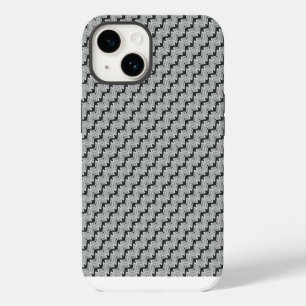 Coque Pour iPhone 14 Motif gris sans couture