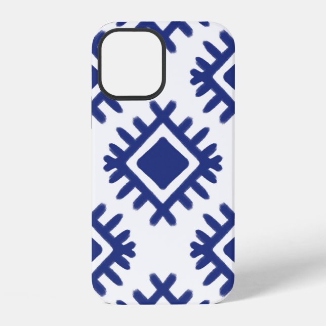 Coque iPhone Motif ikat Textile ethnique tribal américain Améri (Verso)