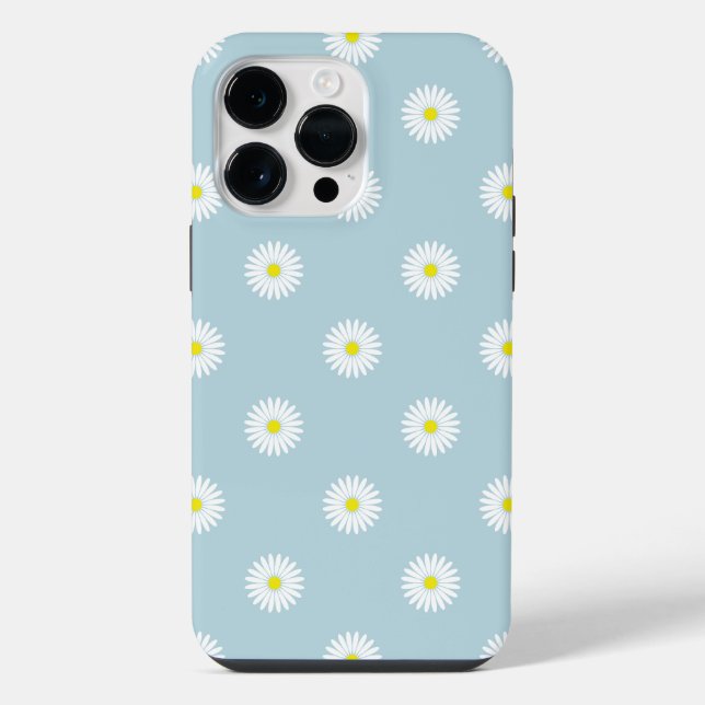 Coque iPhone Motif illustratif sur bleu pâle (Verso)