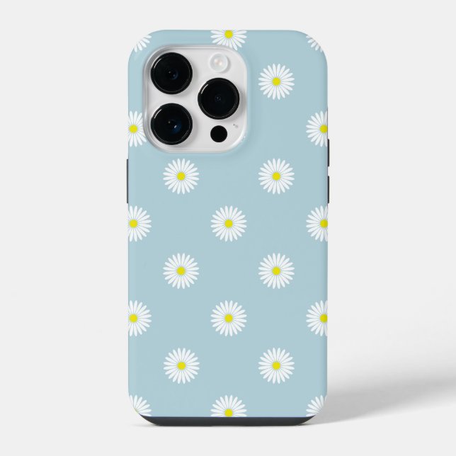 Coque iPhone Motif illustratif sur bleu pâle (Verso)