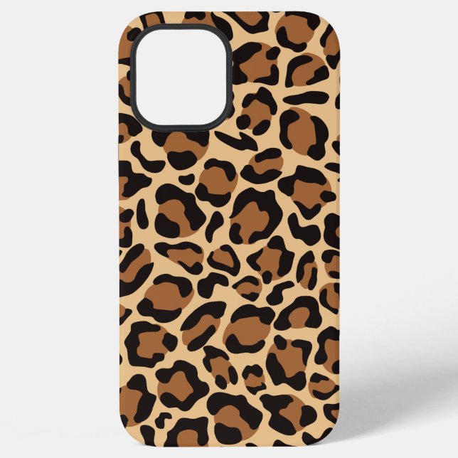 Coque iPhone Motif imprimé animal léopard (Verso)