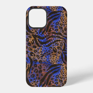 Coque iPhone 12 Pro Motif imprimé léopard et zèbre luxueux