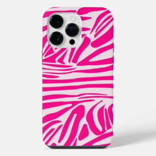 Coque Pour Pour iPhone 14 Pro Max Motif imprimé zèbre rose