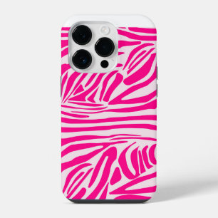 Coque Pour iPhone 14 Plus Motif imprimé zèbre rose