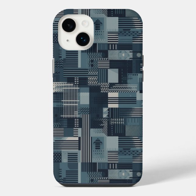 Coque iPhone Motif industriel Abstrait (Verso)