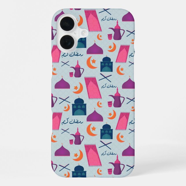 Coque iPhone Motif Joyeux Ramadan (Verso)