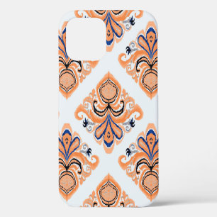 Coque iPhone 12 Motif kat coloré dans le style vintage. Elégant et