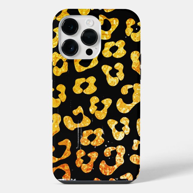 Coque iPhone Motif Léopard Élégant (Verso)