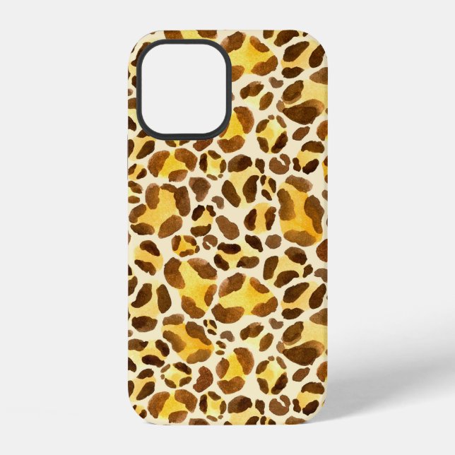 Coque iPhone Motif léopard sans eau (Verso)