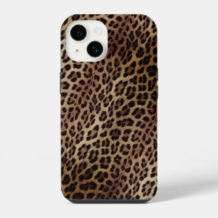 Coque Pour iPhone 14 Motif léopard, tigre, peau de léopard, élégant,