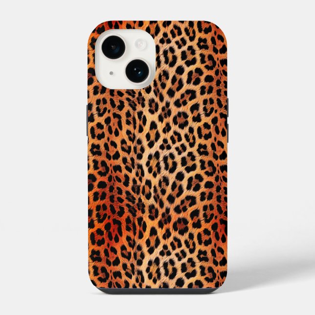Coque iPhone Motif léopard, tigre, peau de léopard, mode, (Verso)