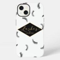 Motif Lots of Lashes Salon de Cils Personnalisé