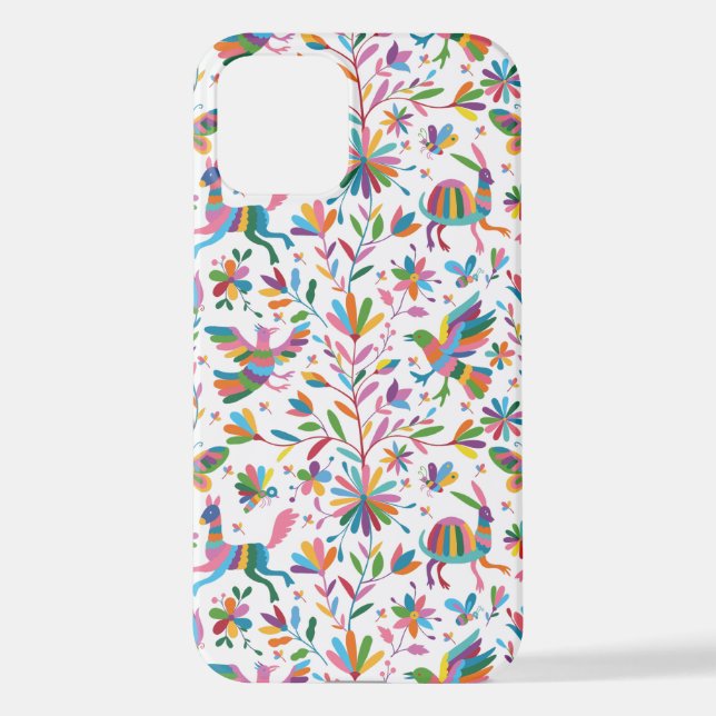 Coque iPhone Motif lumineux à l'ottomi mexicain (Verso)