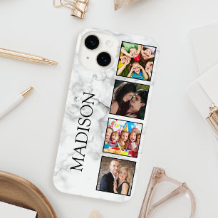 Coque Pour iPhone 14 Motif Marbre blanc en pierre