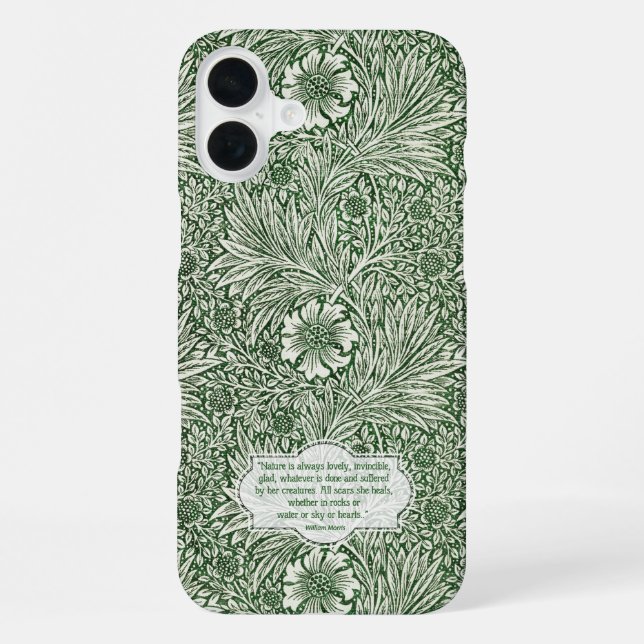 Coque iPhone Motif Marigold - William Morris (Verso)