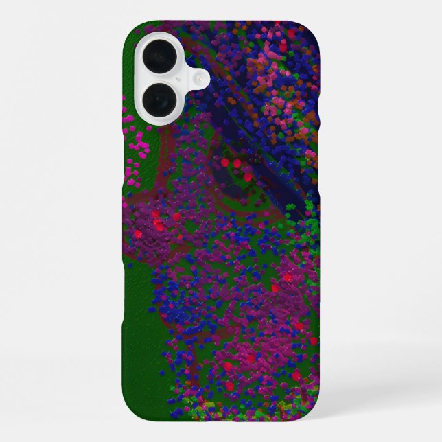 Coque iPhone Motif matelassé de gnome  (Verso)