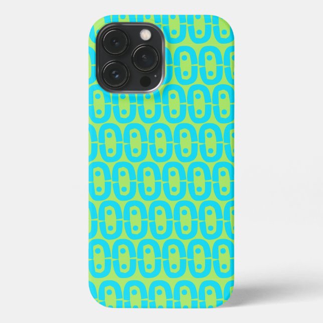 Coque iPhone motif moderne et coloré (Verso)