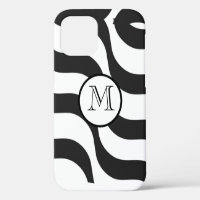 motif moderne rayure zèbre noir et blanc