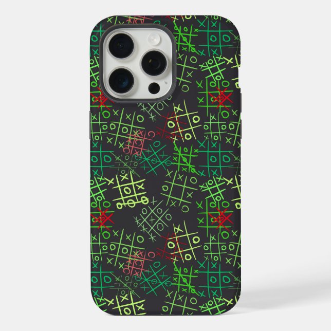 Coque iPhone motif morpion.VERT.B2 DGris BG (Verso)