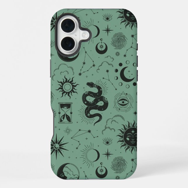 Coque iPhone Motif Mystique Kundalini (Verso)