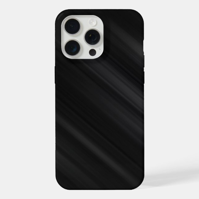 Coque iPhone Motif Noir Moderne (Verso)