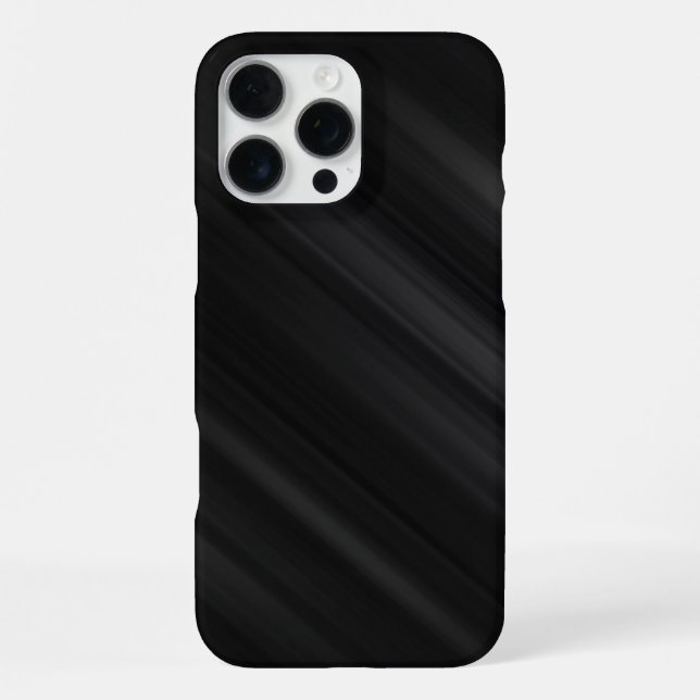 Coque iPhone Motif Noir Moderne (Verso)